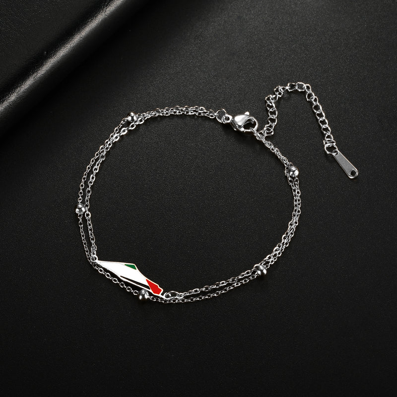 Bracelet Drapeau Palestine