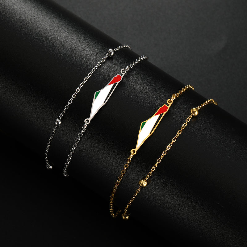 Bracelet Drapeau Palestine