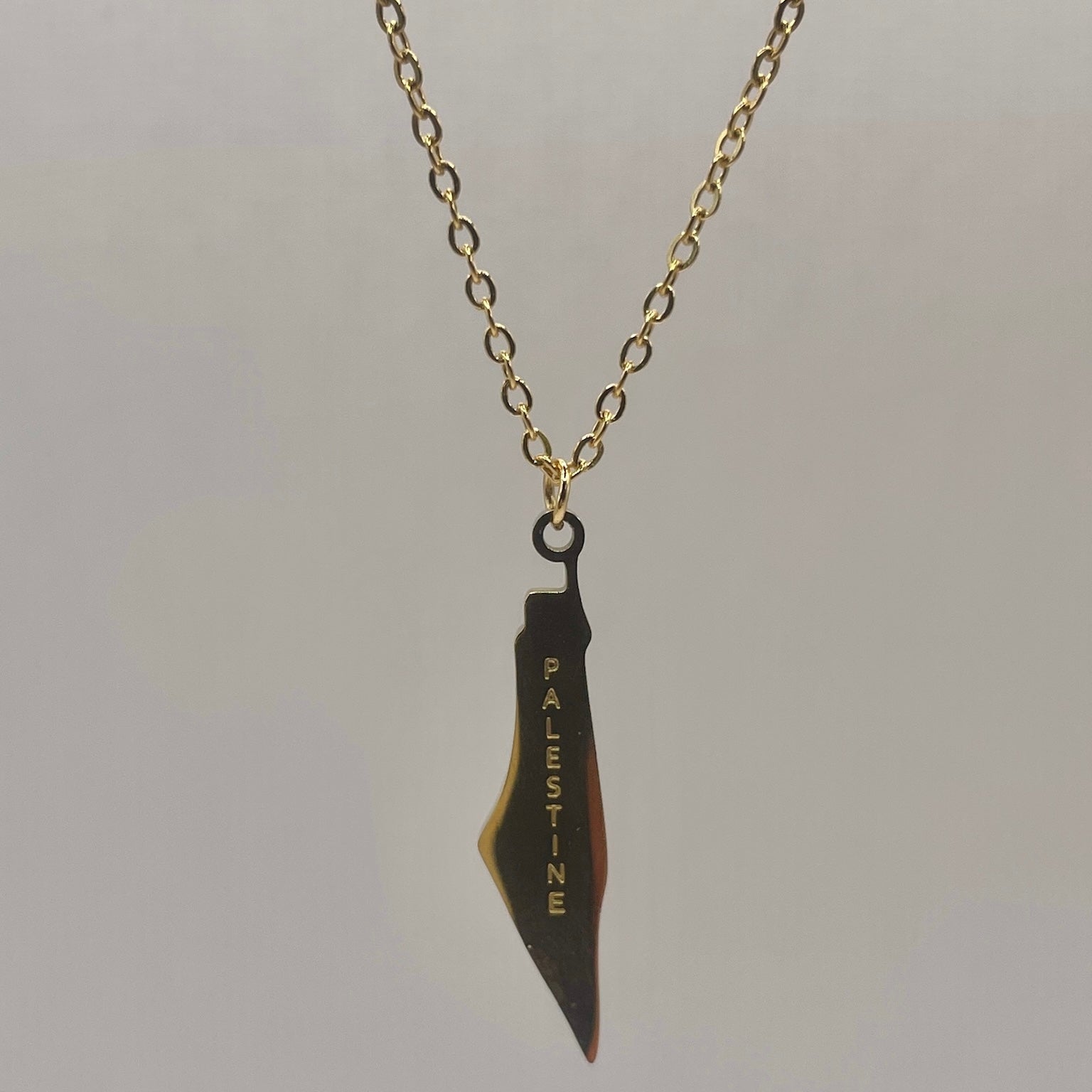 Collier de la carte Palestine