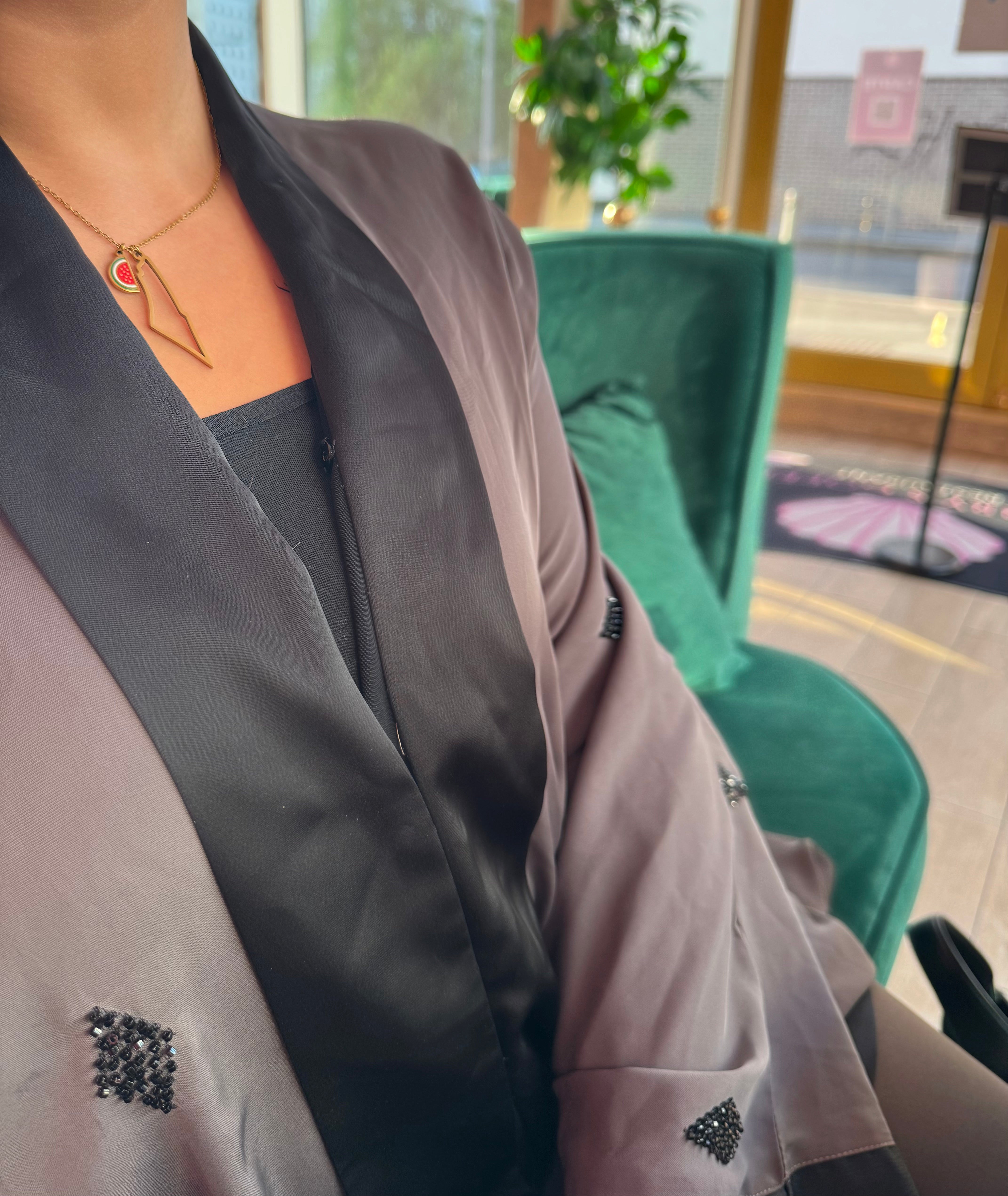 Collier Charms-Pastèque Acier inoxydable